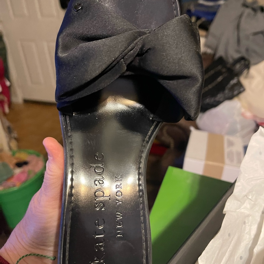 Black Kate Spade Wedges